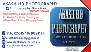 business card Akash HD Photography